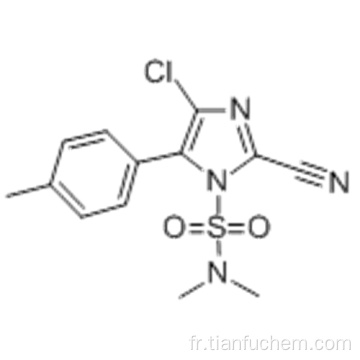 1H-imidazole-1-sulfonamide, 4-chloro-2-cyano-N, N-diméthyl-5- (4-méthylphényl) - CAS 120116-88-3
